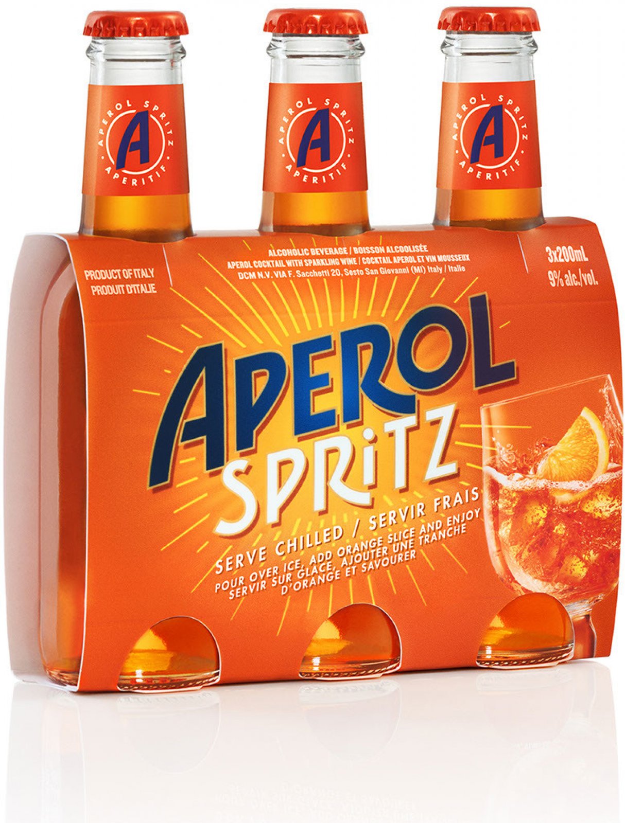 Aperol Spritz RTS 9% 3 x 0,2 l
