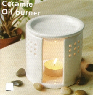 MaxHealth Aroma lampa keramická bílá
