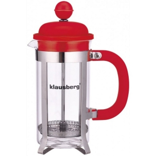KLAUSBERG coffee and tea brewer 0,8 L RED