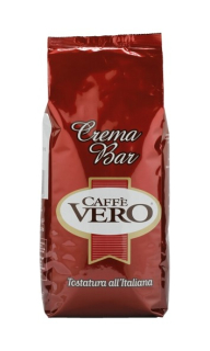Caffe Vero Crema Bar 1000 gr. 60% Arabika 40% Robusta