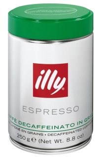 Illy Espresso bez kofeinu 250g Zrnková